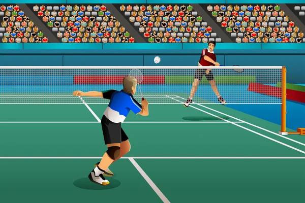 バドミントン選手ストックベクター ロイヤリティフリーバドミントン選手イラスト Depositphotos