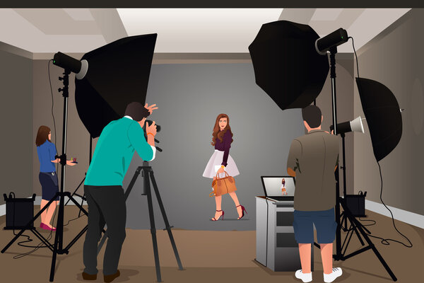 Фотомодель для съемки
 