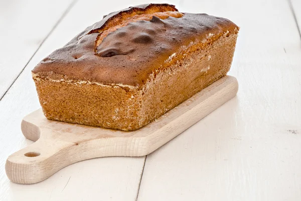 Torta di pane fresco — Foto Stock