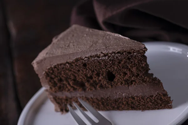 Gâteau au chocolat fait maison — Photo