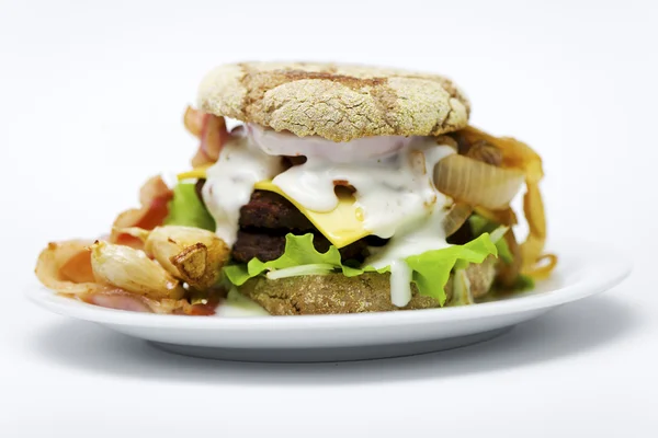 Hamburguesa con tocino —  Fotos de Stock