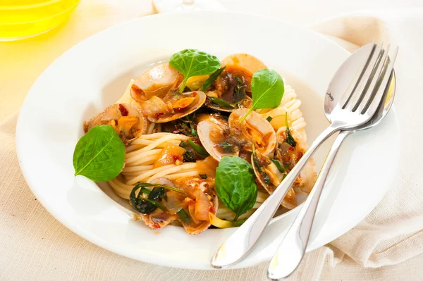 Crostacei e pasta — Foto Stock