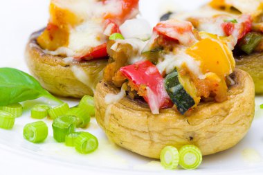 Doldurulmuş mantar. 