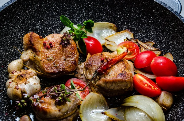 Pork medallions — Stock Photo, Image