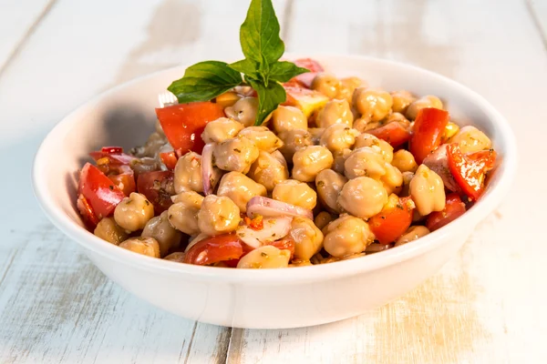 Chickpeas salad — Stock Photo, Image