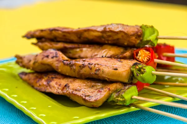 Frango Satay — Fotografia de Stock