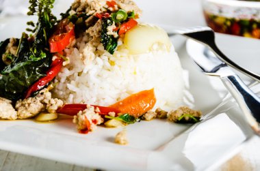 baharatlı Tayland gıda