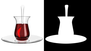 Bir bardak Türk çayı.
