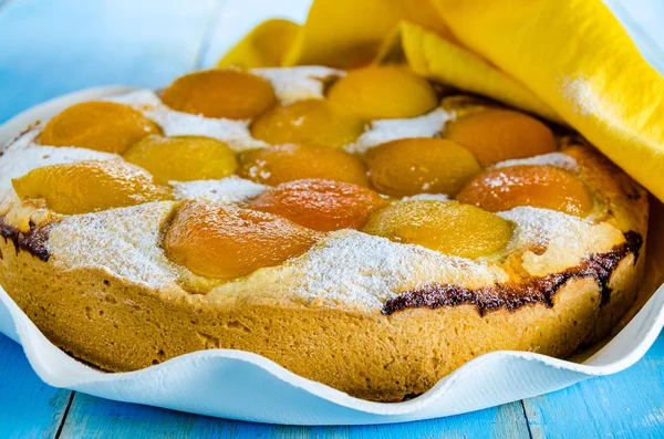 Zelfgemaakte abrikoos Cake — Stockfoto