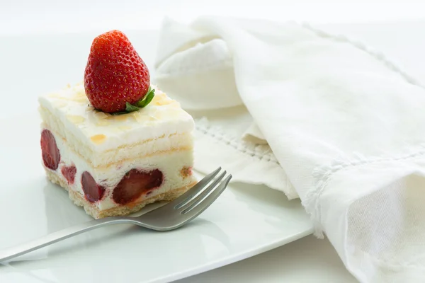 Gâteau dessert fraise — Photo