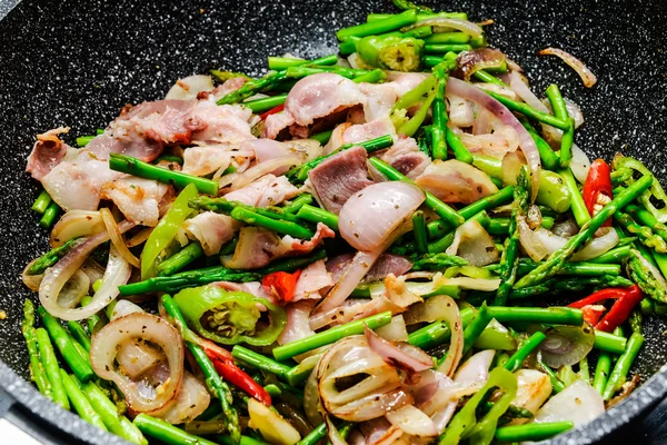 Ingredienser för spagetti — Stockfoto