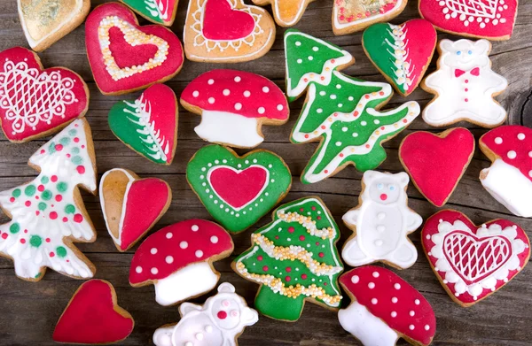 Lebkuchen zu Weihnachten — Stockfoto