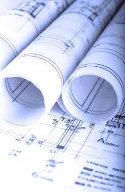Mimarlık mimari teknik planları projesi mimar planları rulo