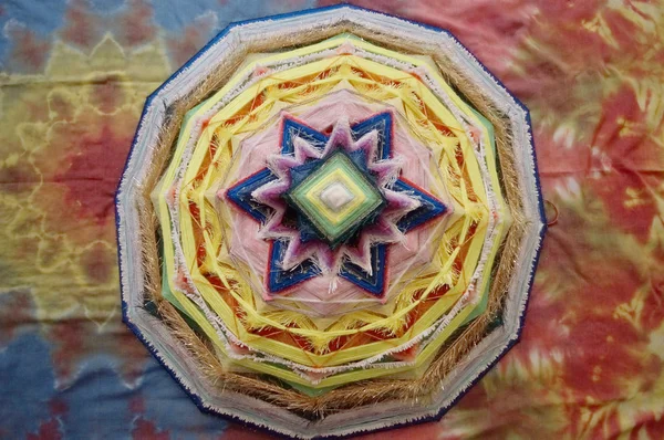 Mandala tejida india — Foto de Stock