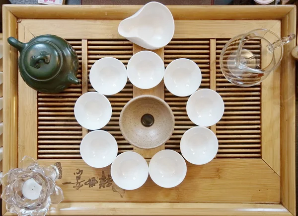 Accesorios para la ceremonia del té —  Fotos de Stock