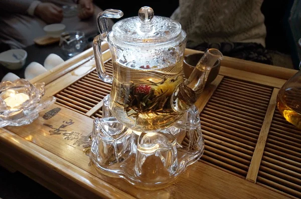 O chá de flor — Fotografia de Stock