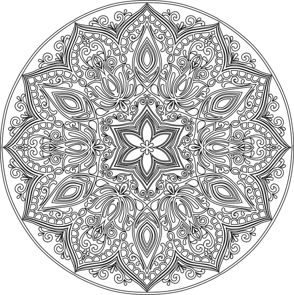 Mandala lineart — Stock vektor