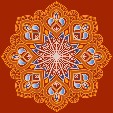 çiçek etnik mandala