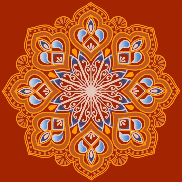 Ethnisches Mandala — Stockvektor