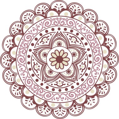 çiçek etnik mandala