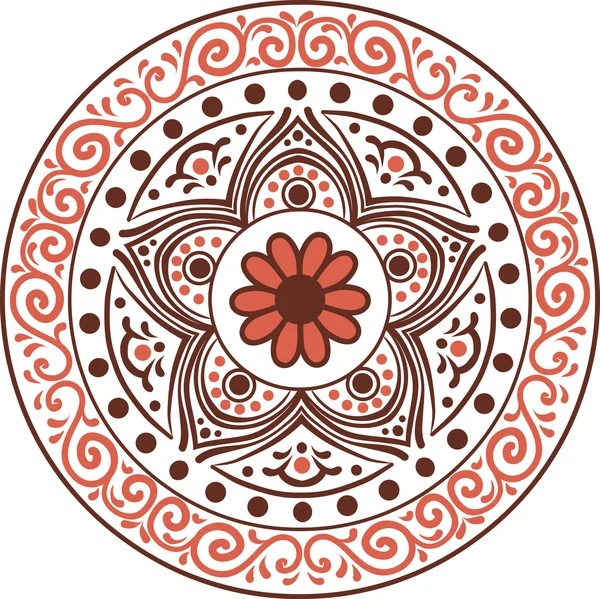 Ethnisches Mandala — Stockvektor