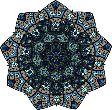 Etnik Hint mandala