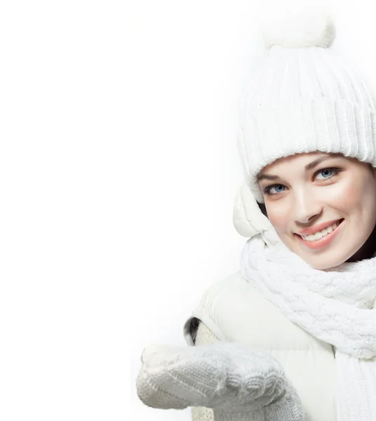 Woman winter — Stock Photo, Image