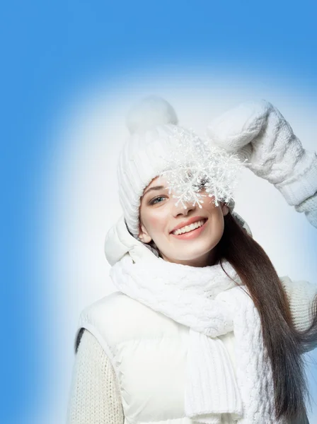 Woman winter — Stock Photo, Image