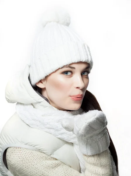 Mujer invierno — Foto de Stock