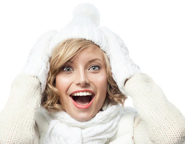 Woman winter — Stock Photo, Image