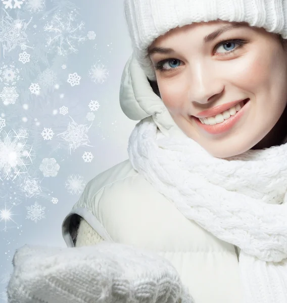 Woman winter — Stock Photo, Image