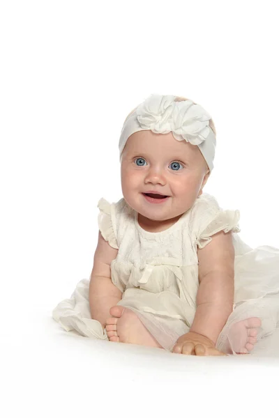 Bebê pequena menina retrato — Fotografia de Stock