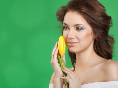 kadın Güzellik yüz cilt makyaj