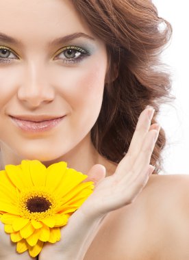 kadın Güzellik yüz cilt makyaj