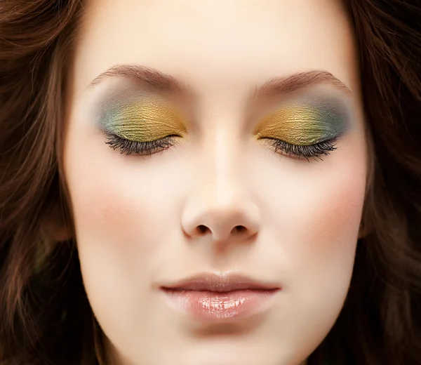 Woman beauty face skin makeup — Stock Photo, Image