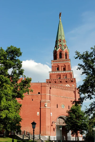 Torre Borovitskaya Moscou Kremlin Rússia — Fotografia de Stock