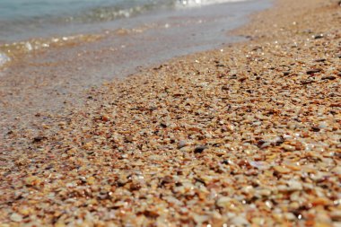 Deniz Karadeniz üzerinde kum