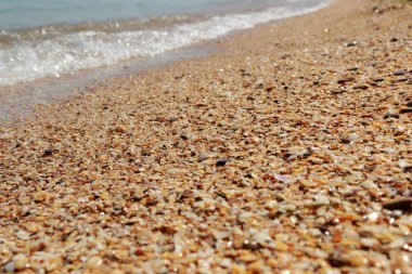 Deniz Karadeniz üzerinde kum