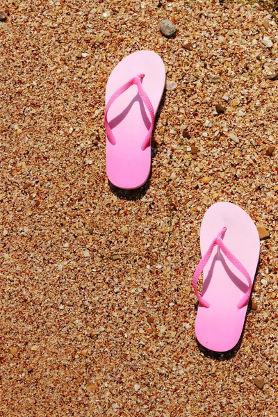 Rosa Flipflops — Stockfoto