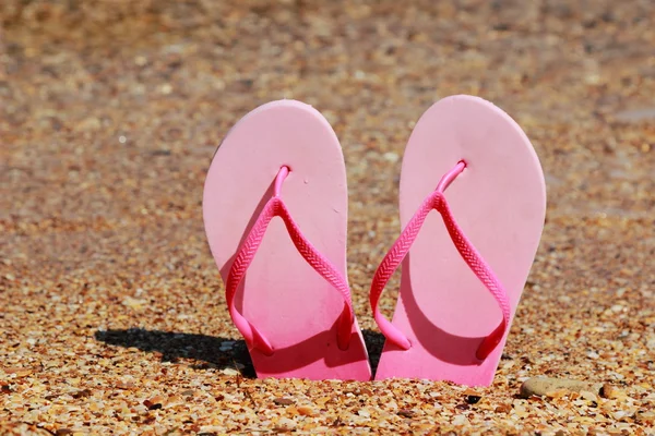 Rosa Flipflops — Stockfoto