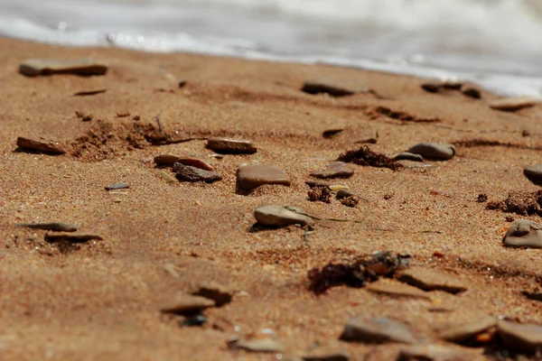Текстура морского песка — стоковое фото