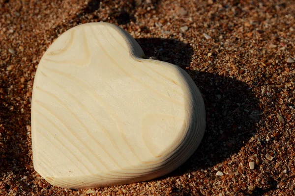 Cuore di legno — Foto Stock