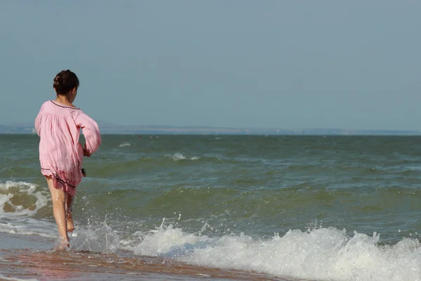 Concetto Estivo Godersi Vita Del Mare Crimea Orientale — Foto Stock