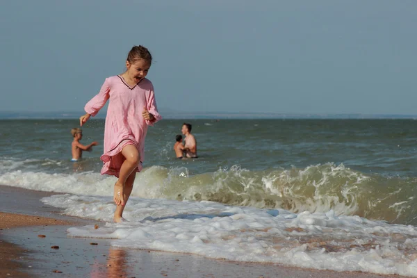 Concetto Estivo Godersi Vita Del Mare Crimea Orientale — Foto Stock