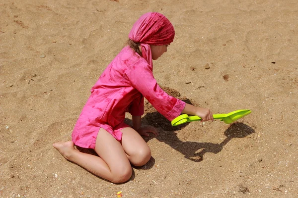 Funny kid outdoor — Stock Photo, Image