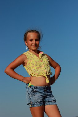 Yaz konsepti seside, Doğu Kırım 'da hayatın tadını çıkarma