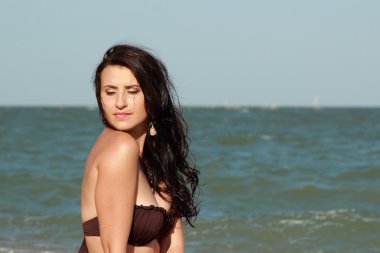 Sexy young Caucasian female model