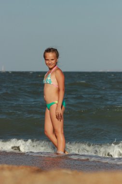 Summer vacation, lovely girl
