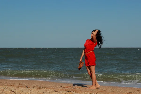 Woman outdoor portrait — Stock Photo, Image