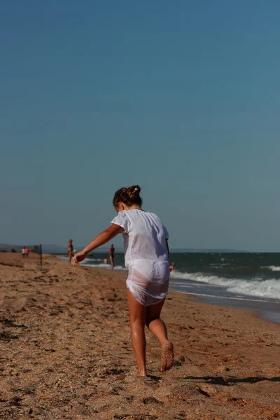 Young model posing on camera — Stock Photo, Image